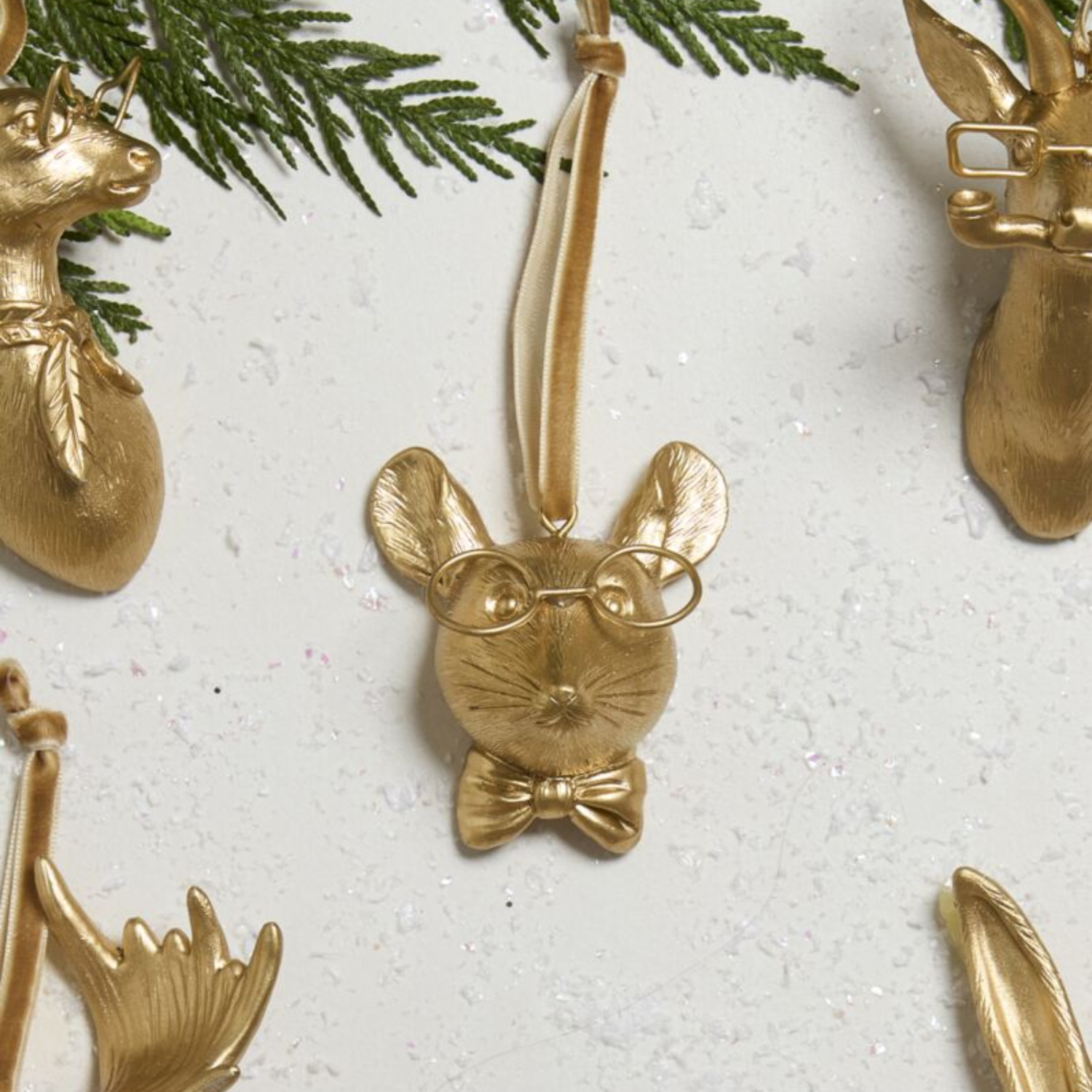 Whimsical Louie Mouse Ornament