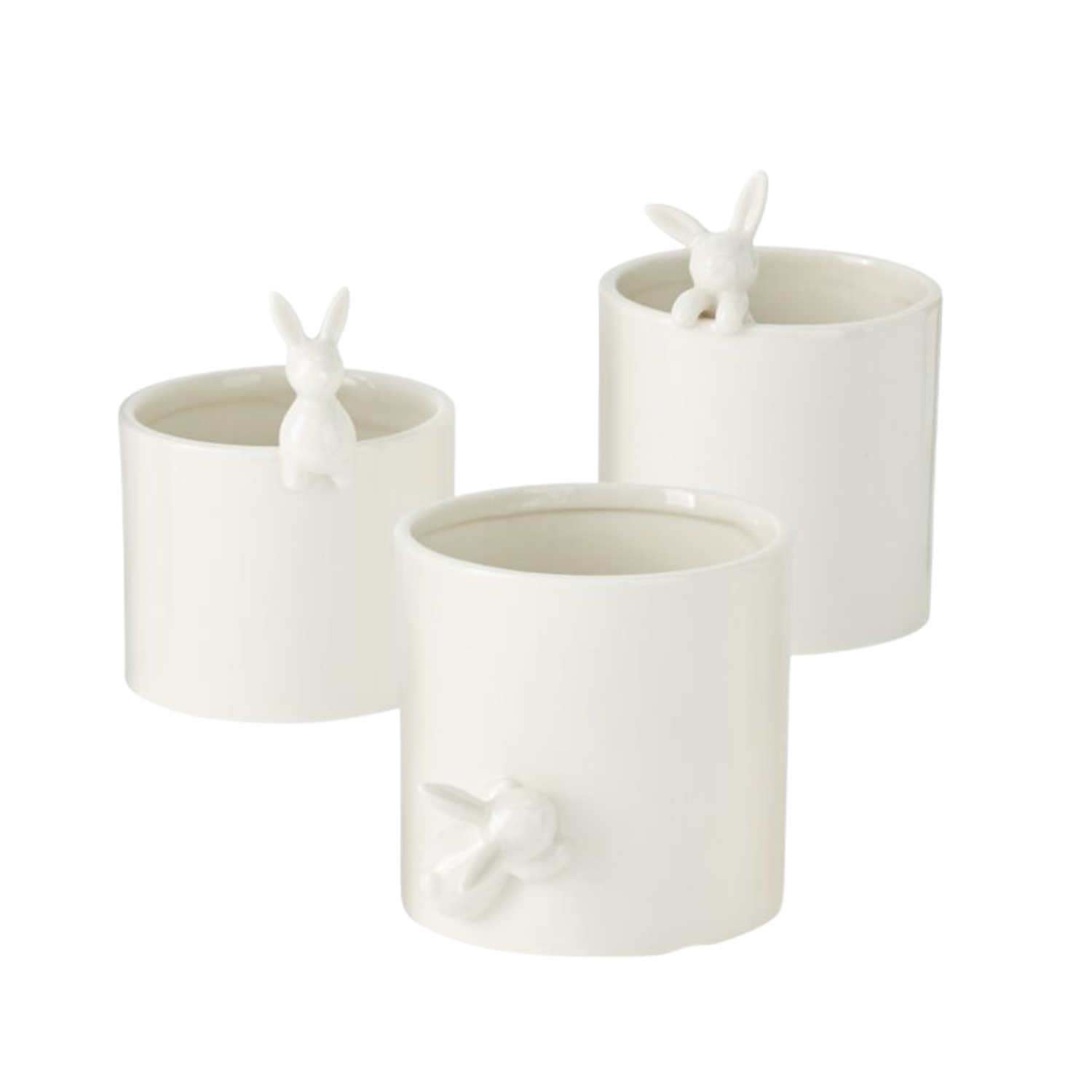 Peeking Bunny Pots (Set of 3)
