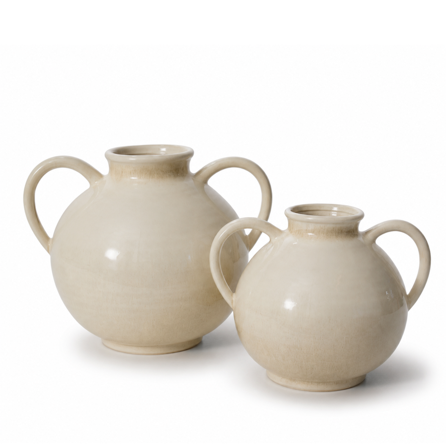 Solis Loop Handle Ceramic Vase