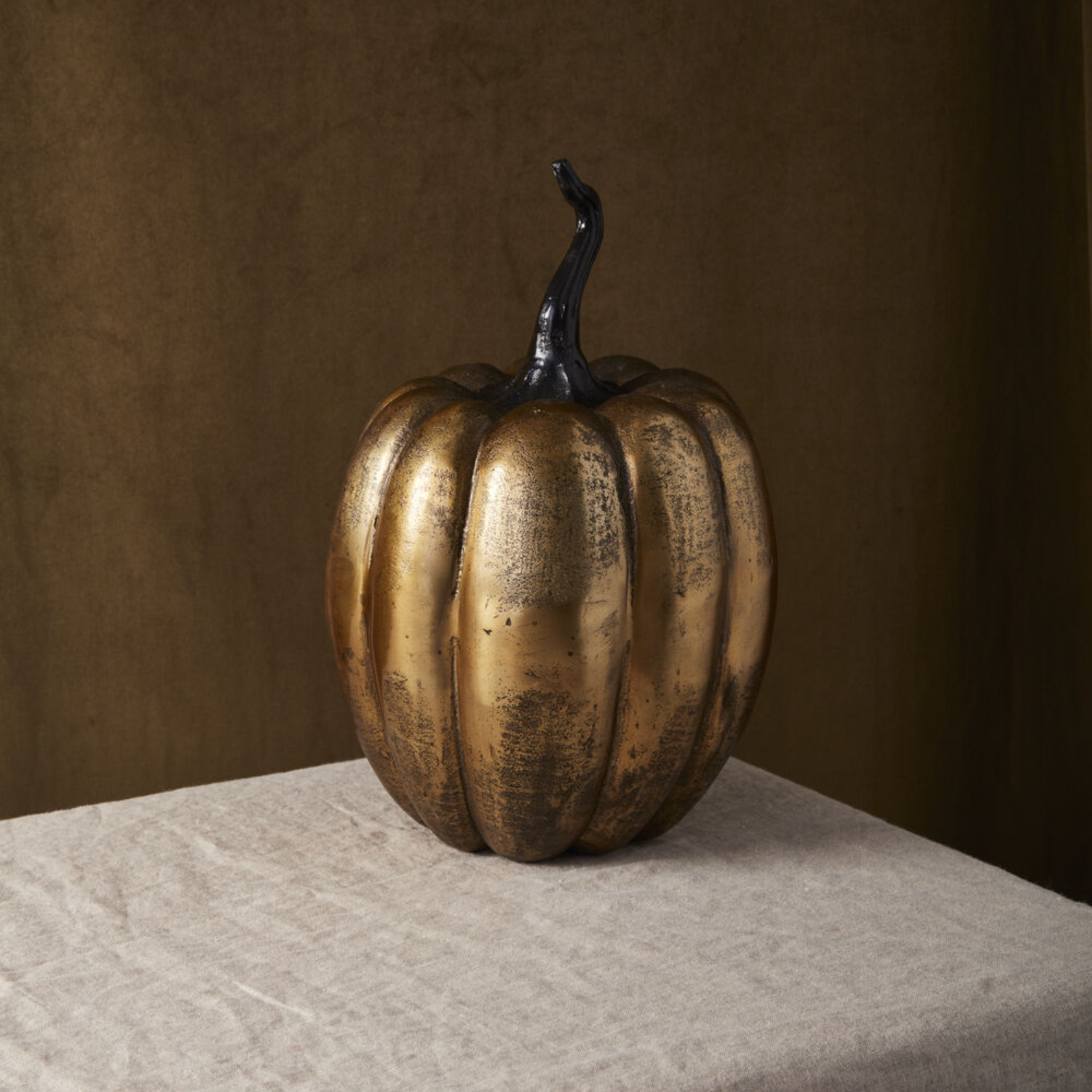 Brushed Gold Pumpkin