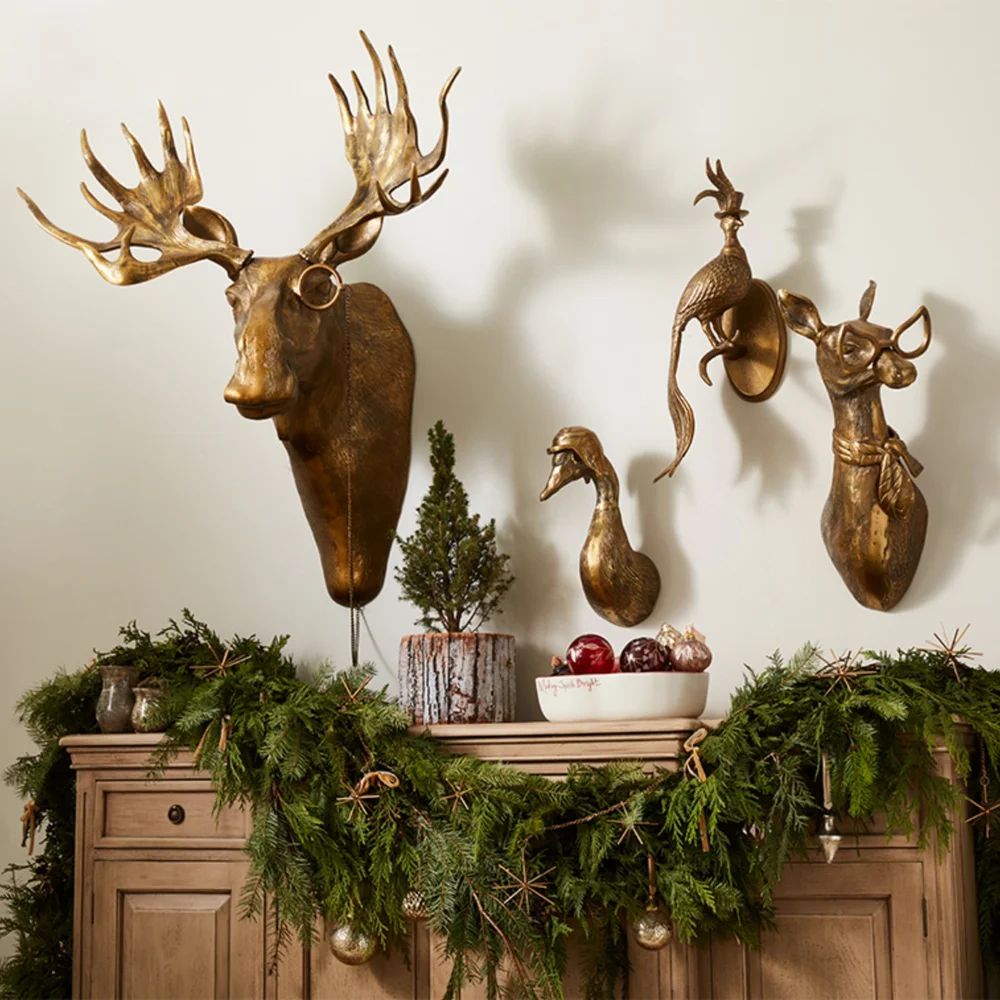Whimsical Eugene Moose Wall Mount