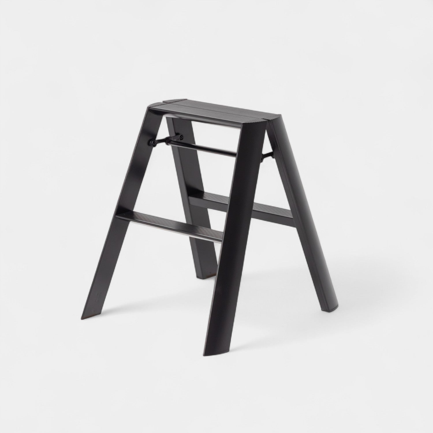 Kura 2-Step Ladder Stool - Black