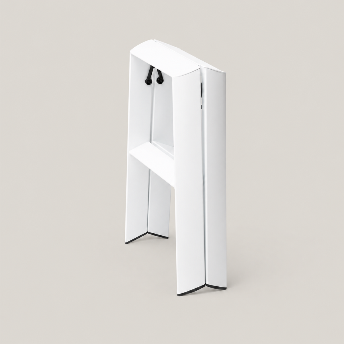 Kura 2 Step Ladder Stool - White