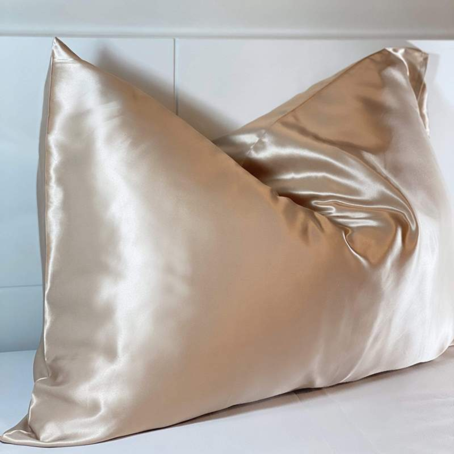 Champagne Organic Silk Pillowcase