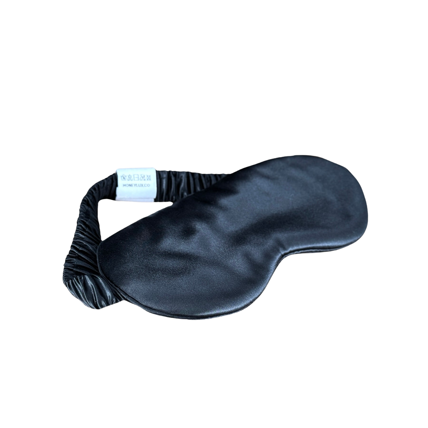 Black Organic Silk Sleep Mask