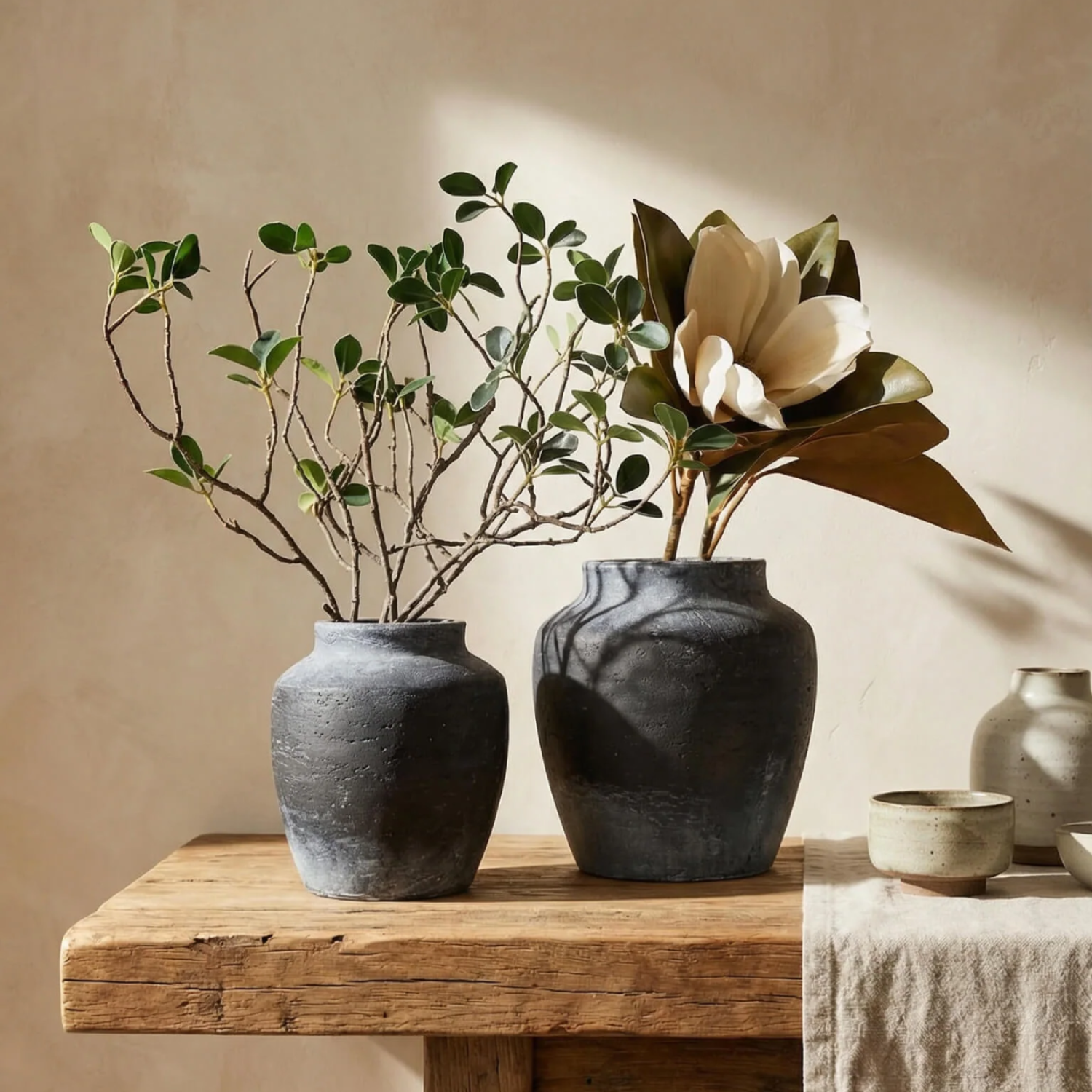 Provencal Charcoal Terracotta Vase