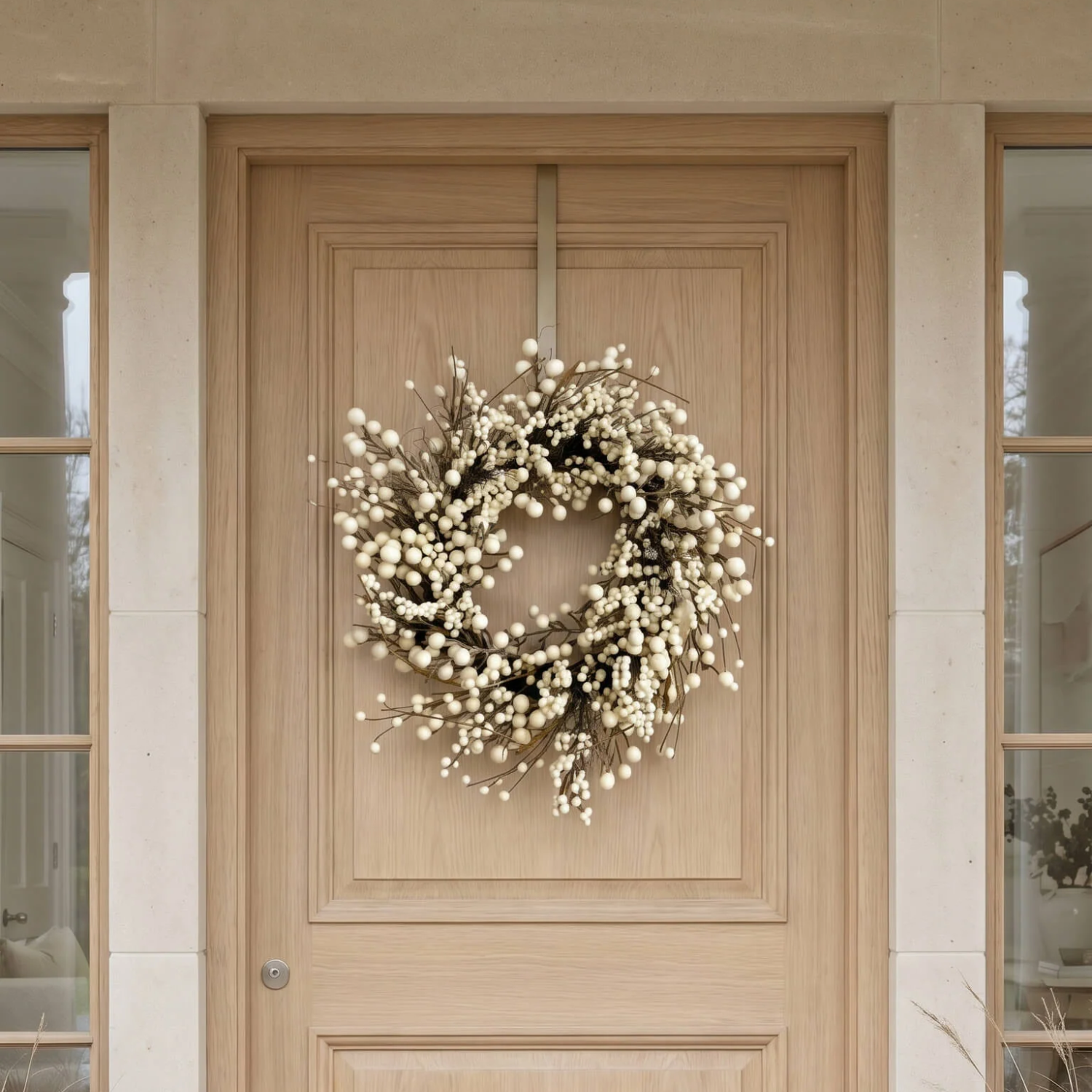 Artificial Winterberry 24" Wreath
