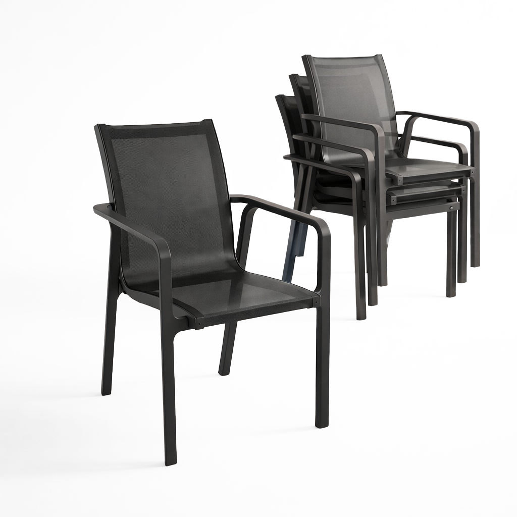 Manhattan Black Dining Chair (Set of 4)