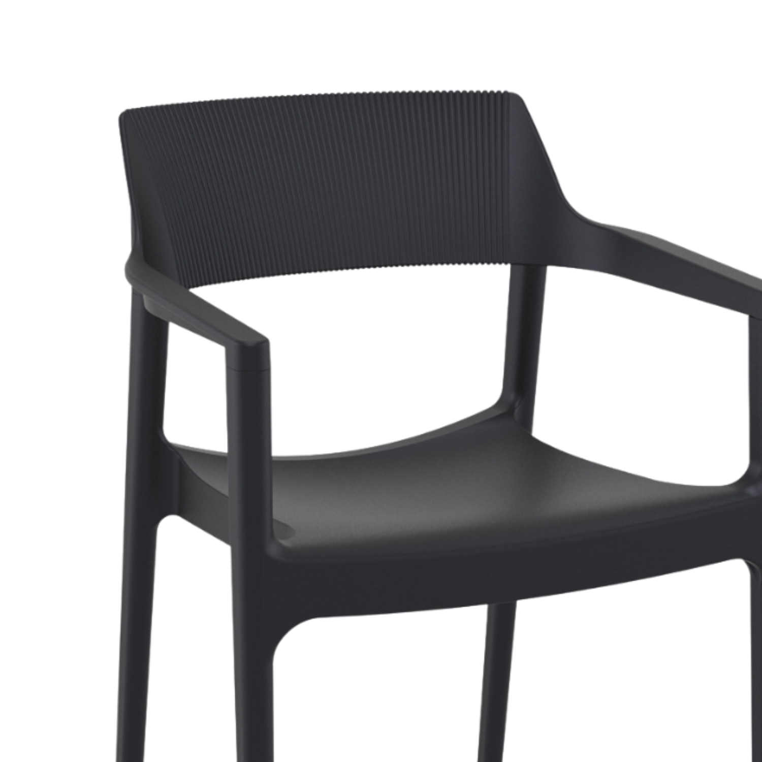 Albany Black Arm Chair (Set of 4)