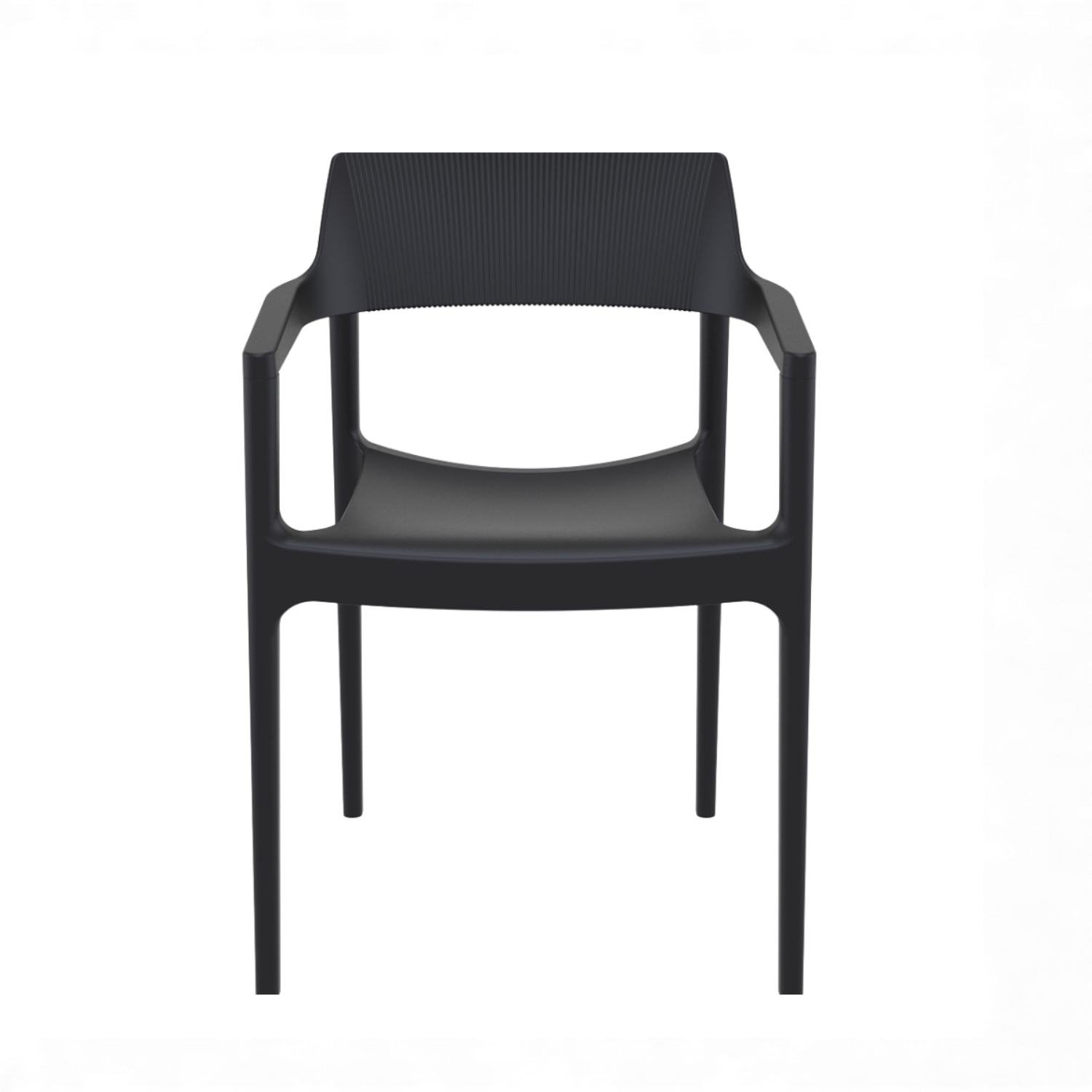 Albany Black Arm Chair (Set of 4)