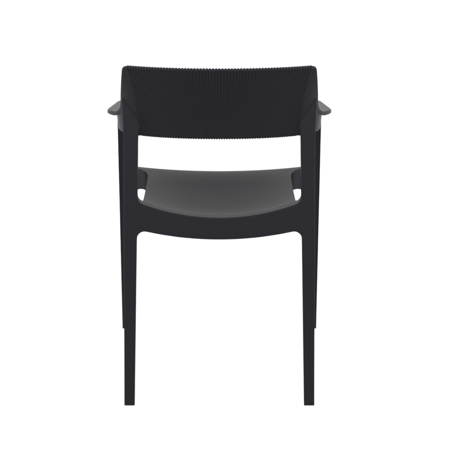 Albany Black Arm Chair (Set of 4)