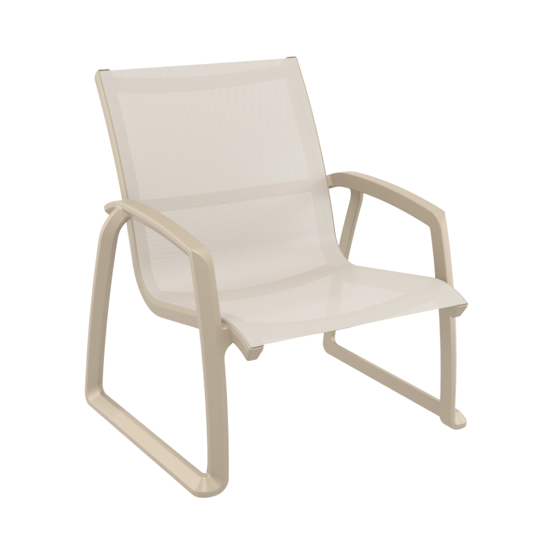 Manhattan Taupe Club Chair