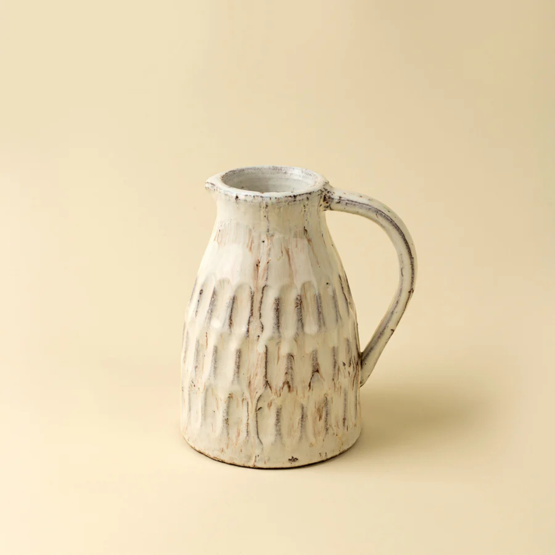 Distressed Ridges Pitcher