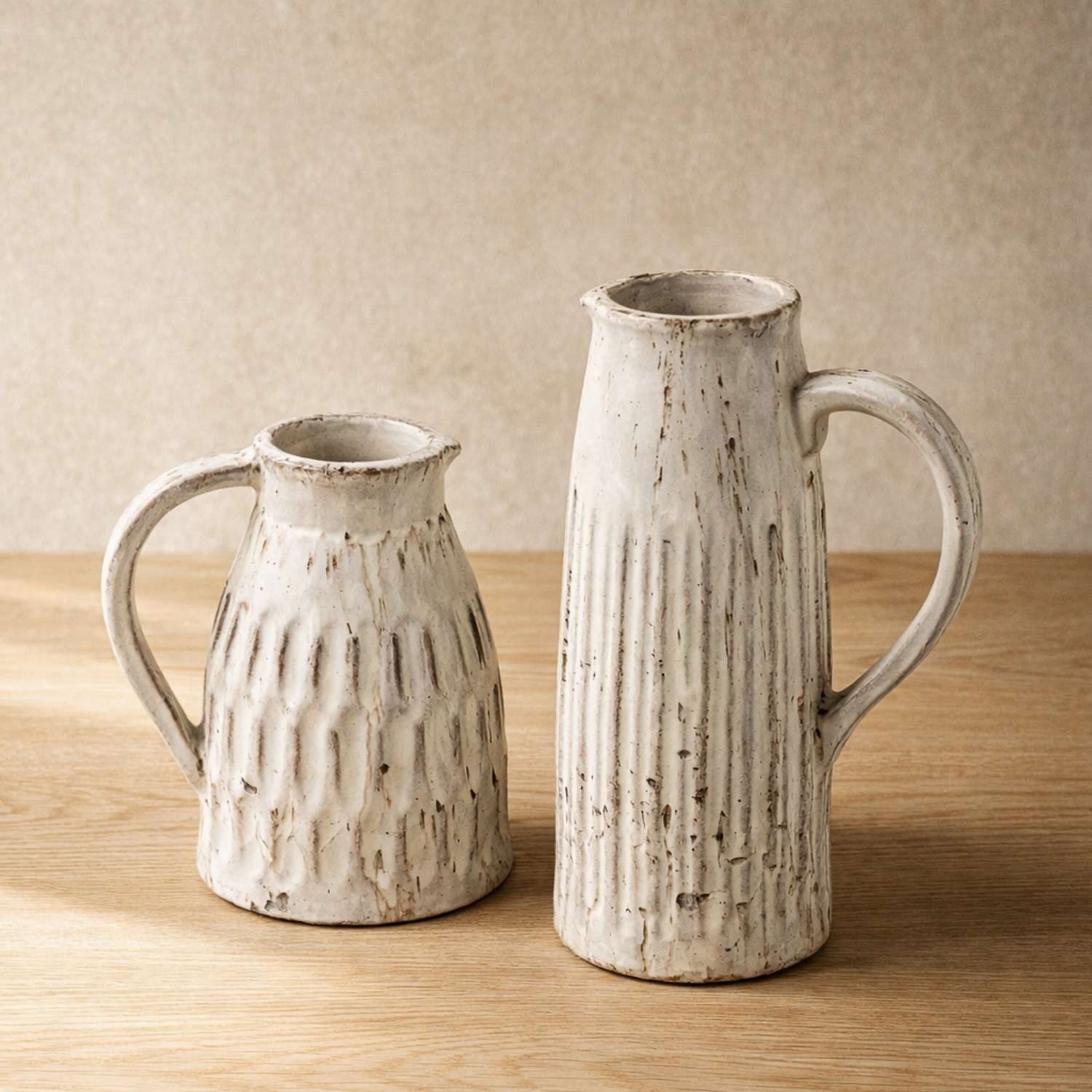 Distressed Ridges Vase