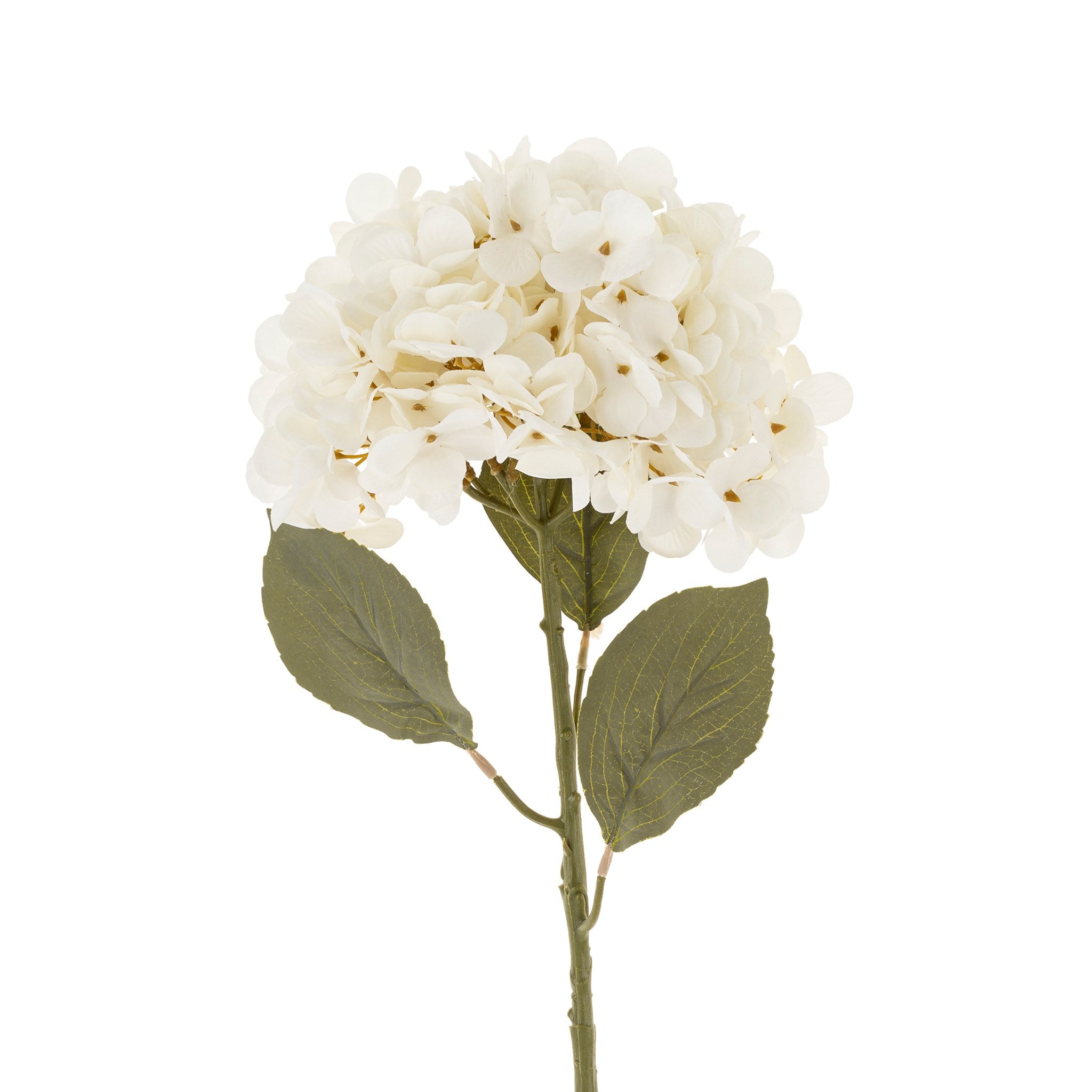 Artificial White Hydrangea Stem