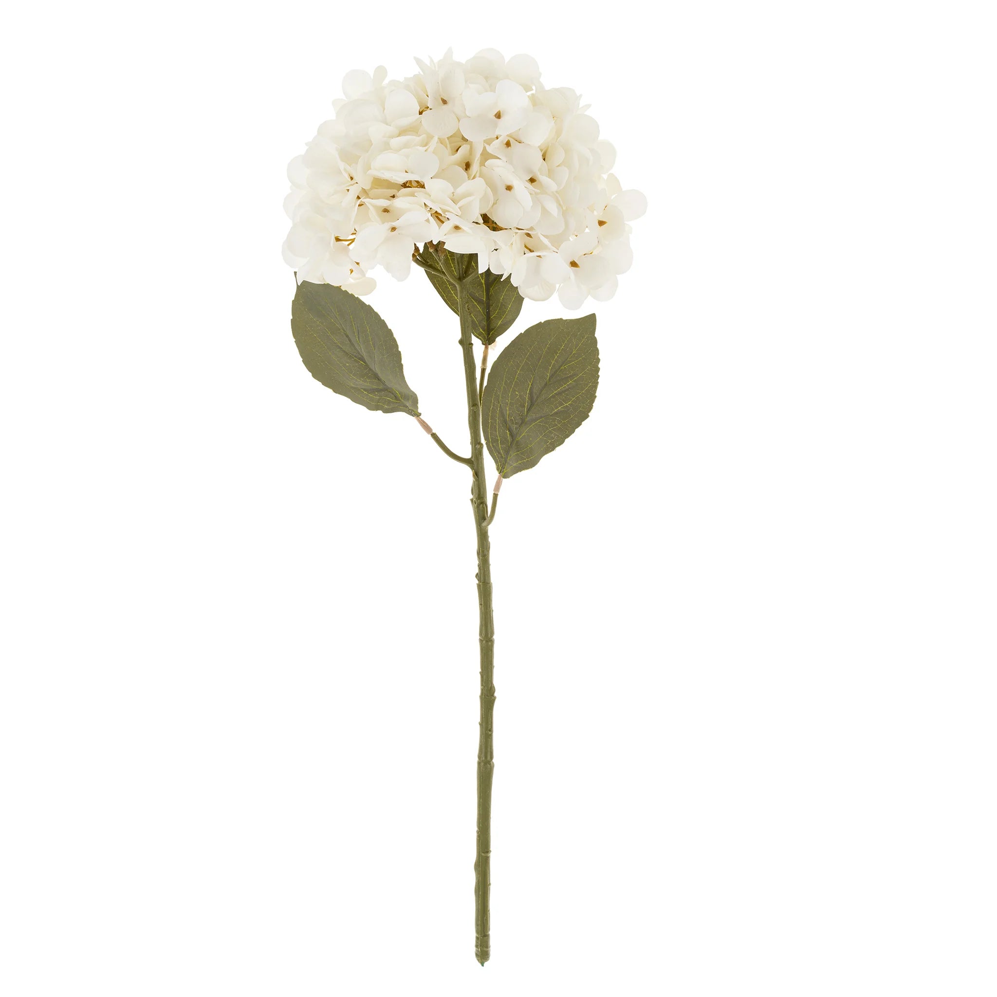 Artificial White Hydrangea Stem