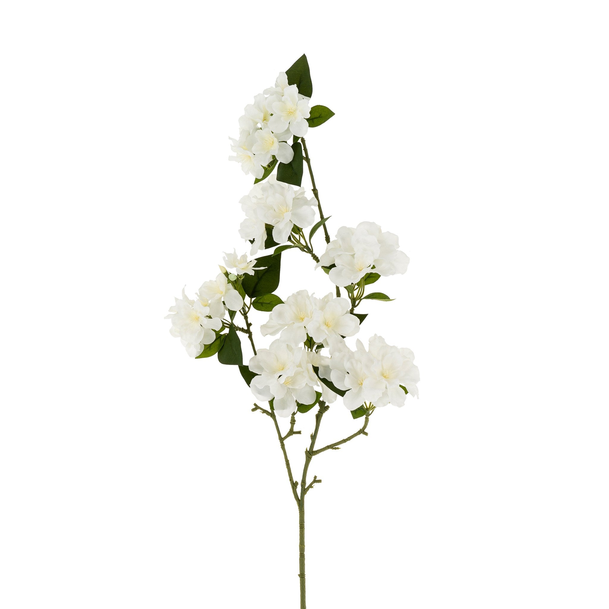 Artificial Leafy Cherry Blossom 38" Stem