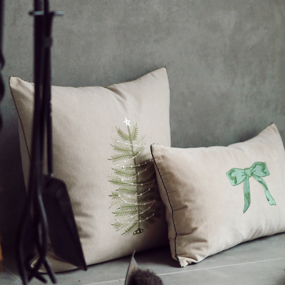 Merry Pine Toss Pillow