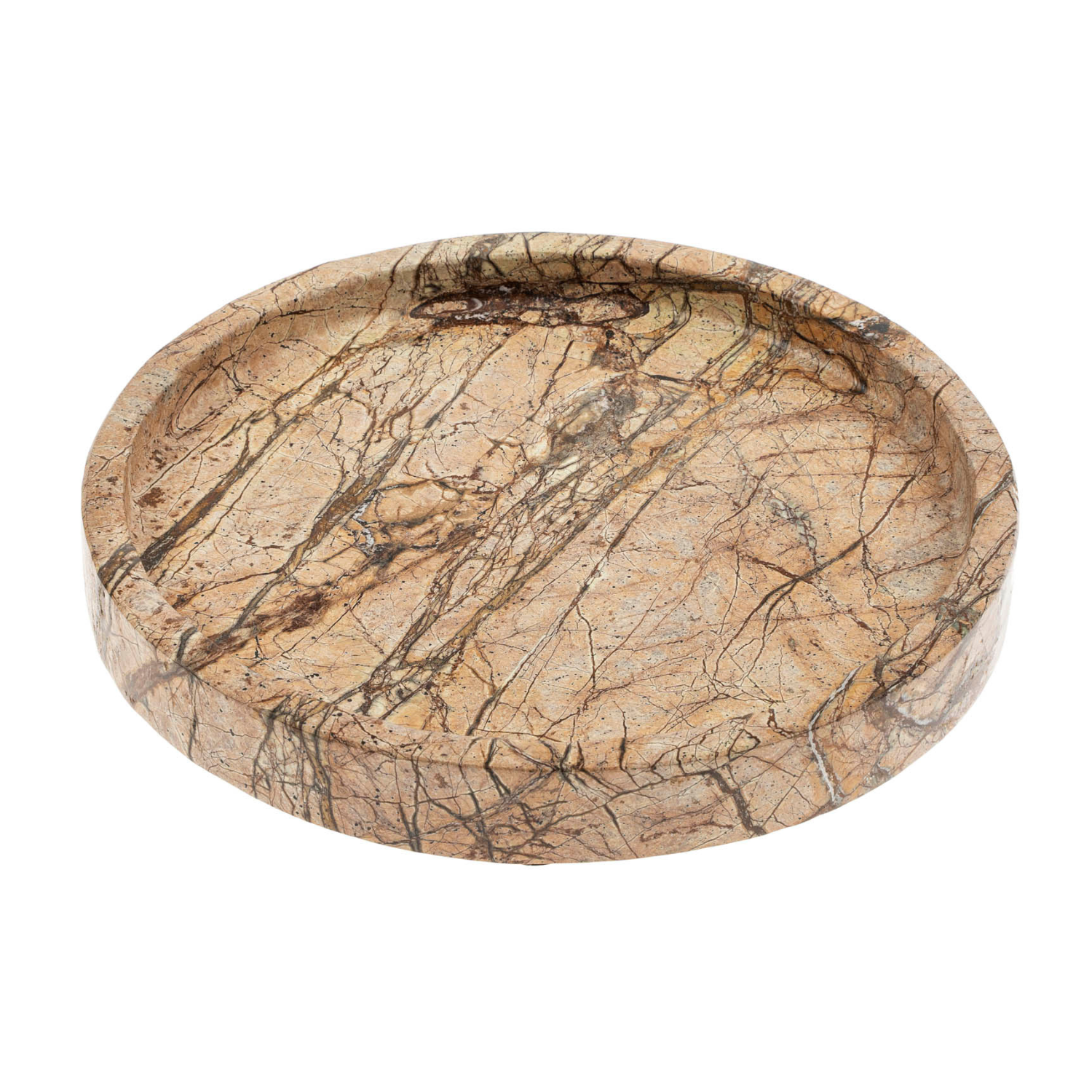 Marble Aged Brown Tray