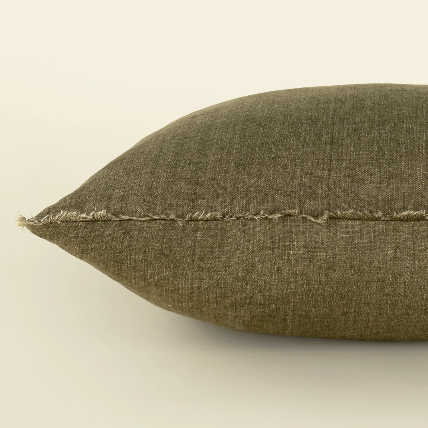 Cambri Kelp Linen Pillow