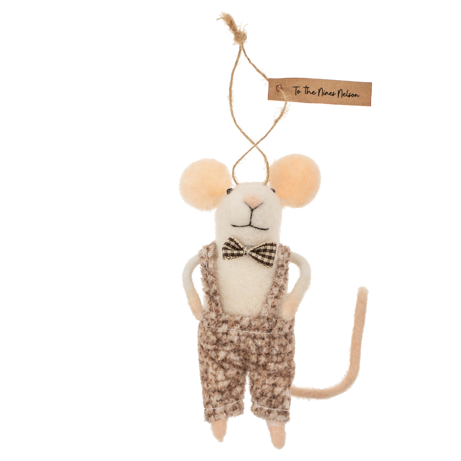 Nines Nelson Mouse Ornament