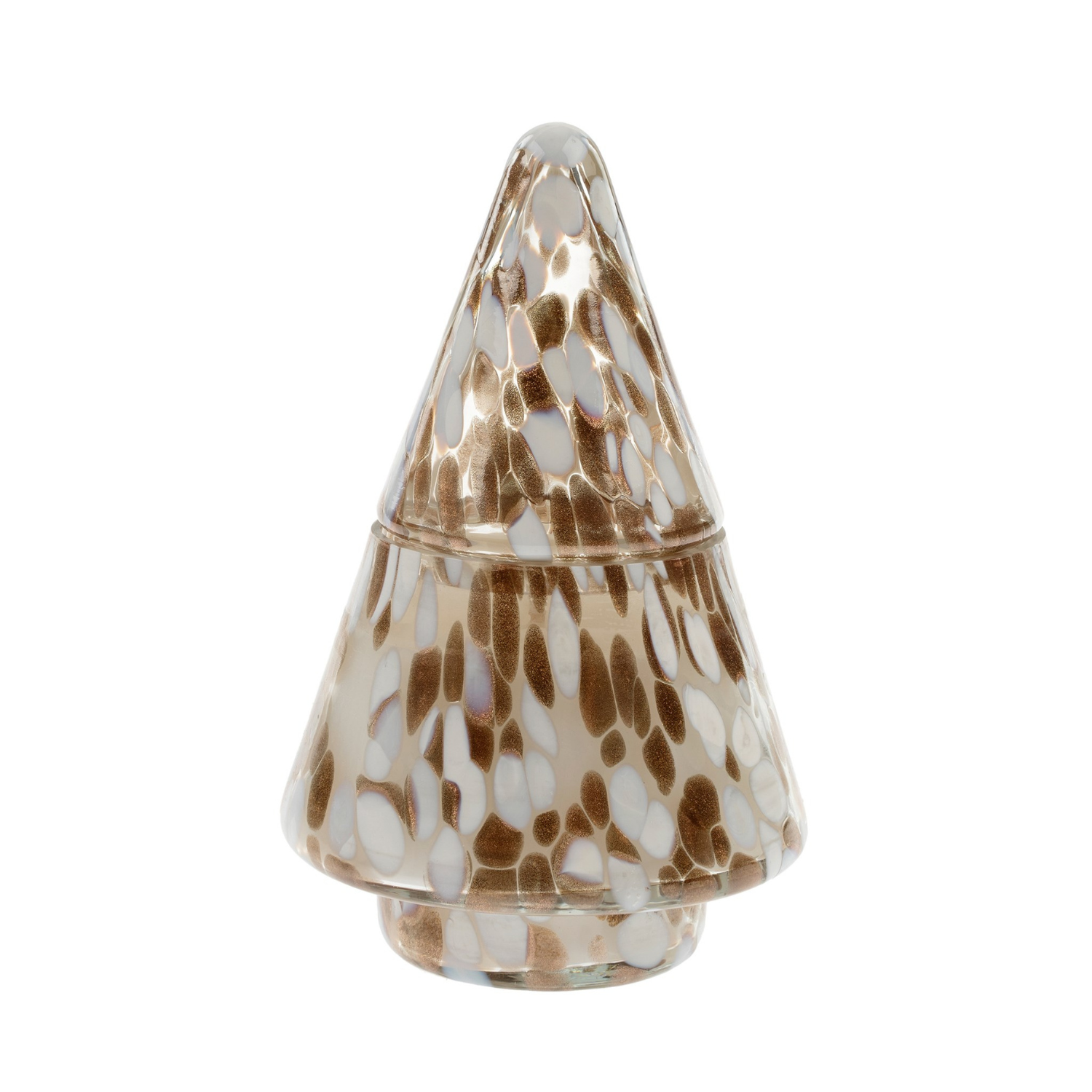 Winter Confetti Tree Candle