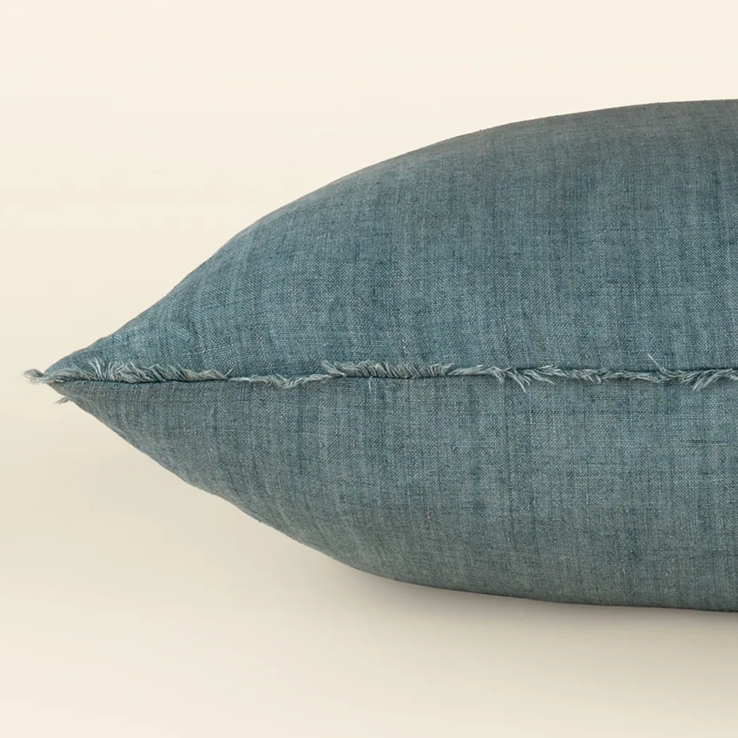 Cambri Arctic Blue Linen Pillow