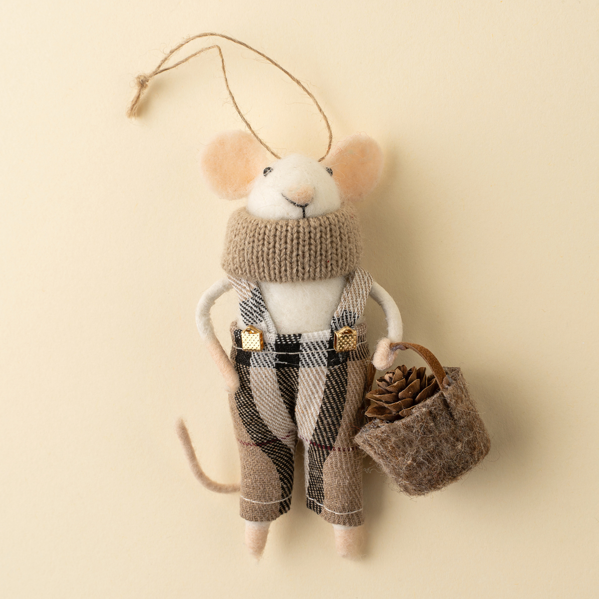 Tartan Tim Mouse Ornament