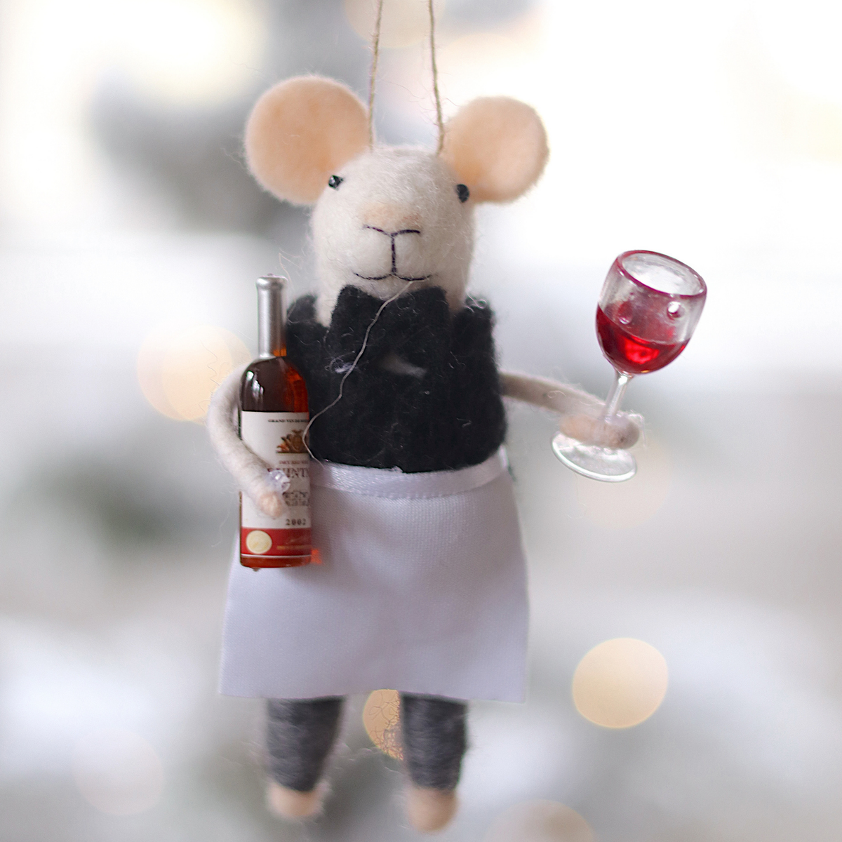 Sommelier Sam Mouse Ornament