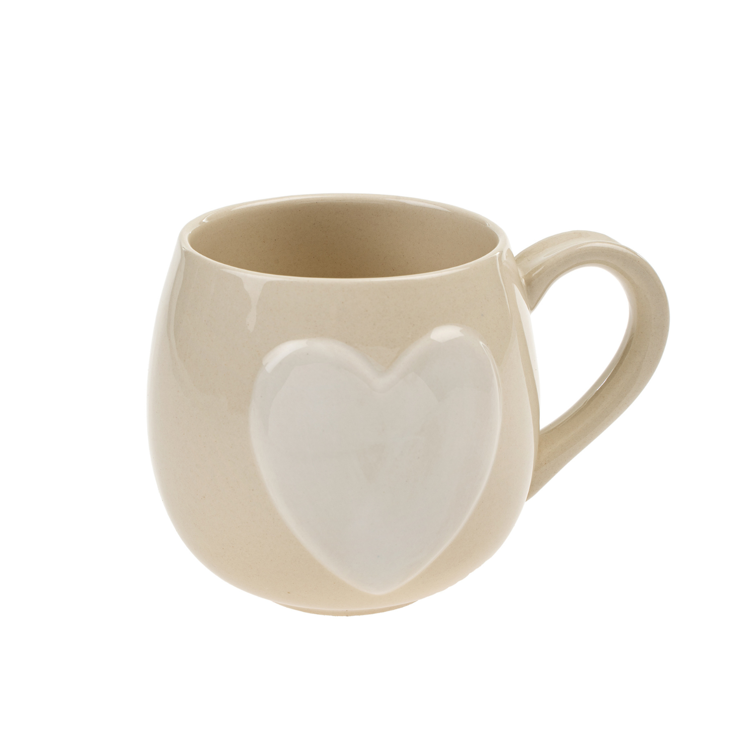 White Heart Mug