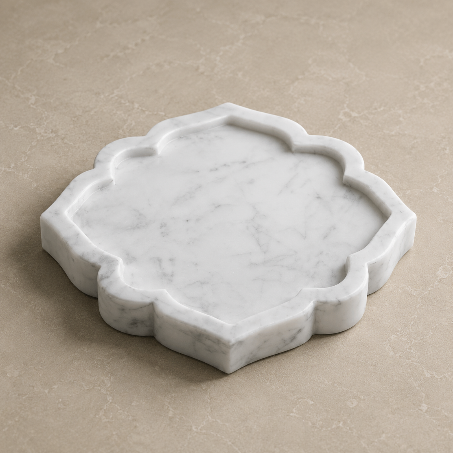 Arabesque Marble Tray