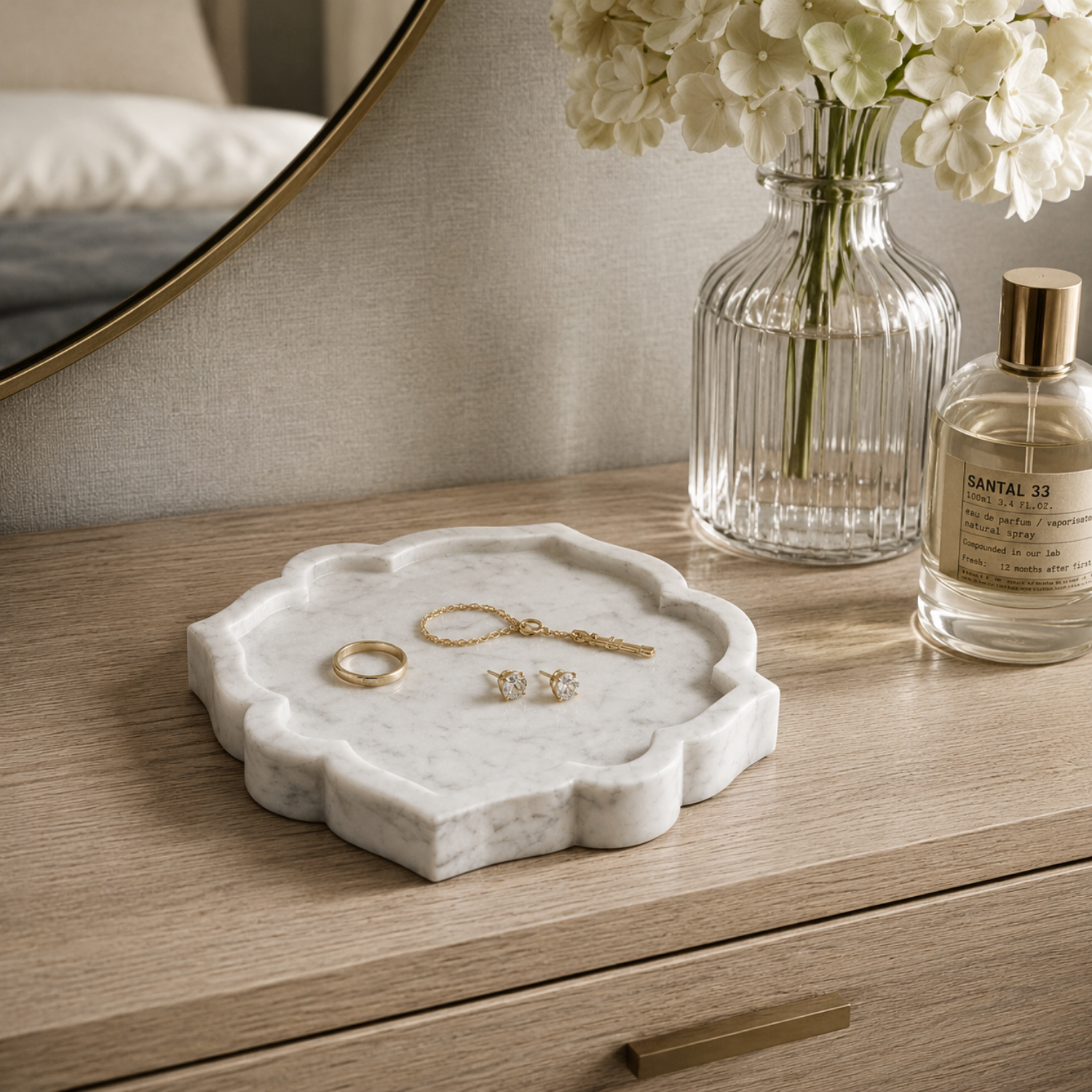 Arabesque Marble Tray
