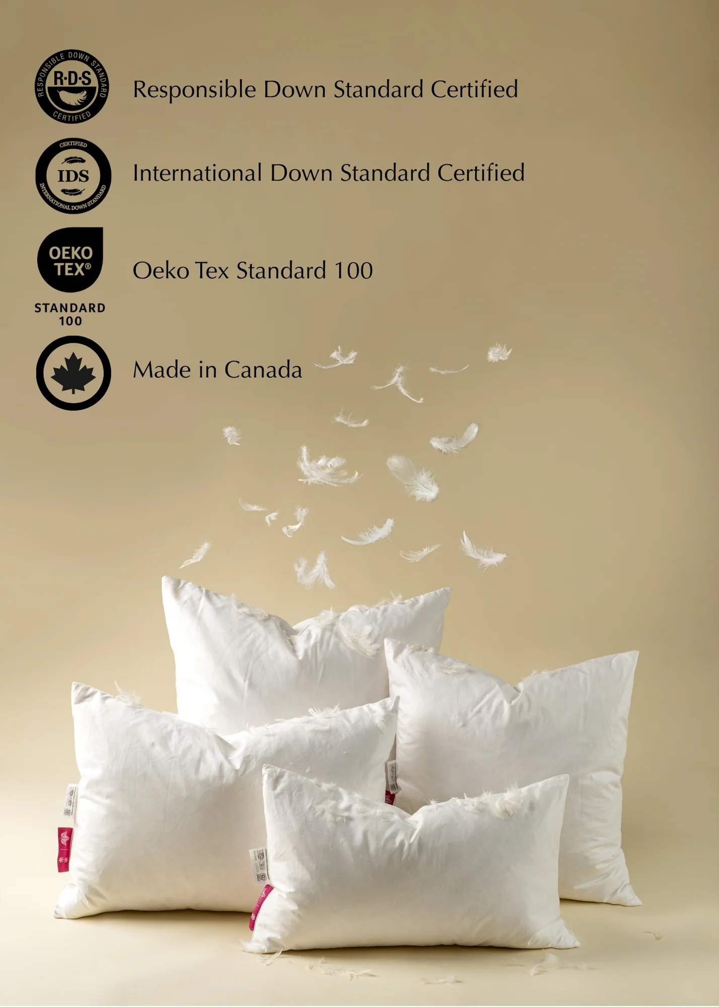 Cambri Ivory Linen Pillow