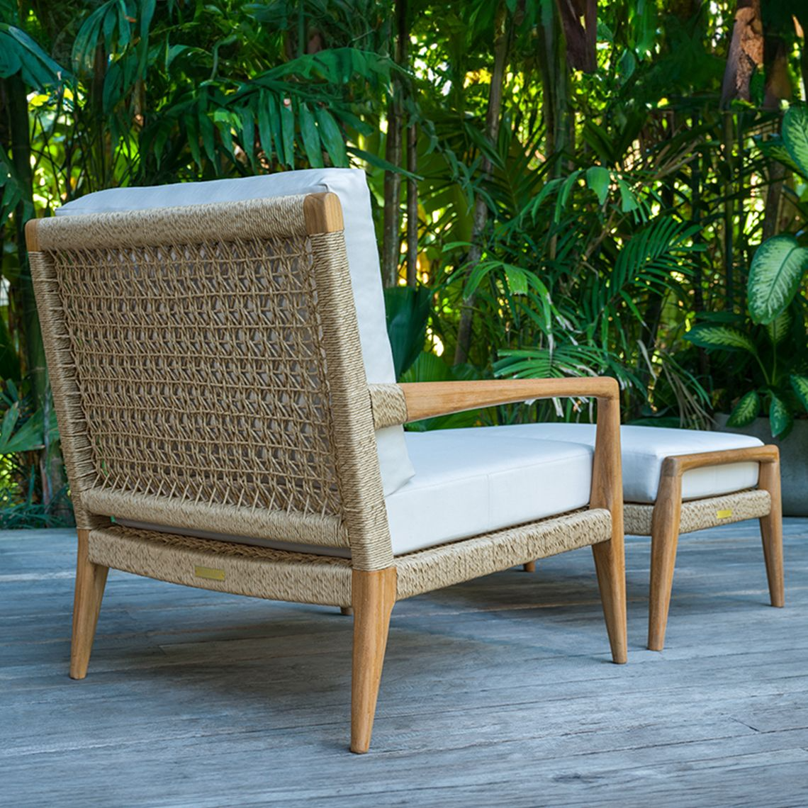 Kingsley Bate Barcelona Teak Lounge Chair