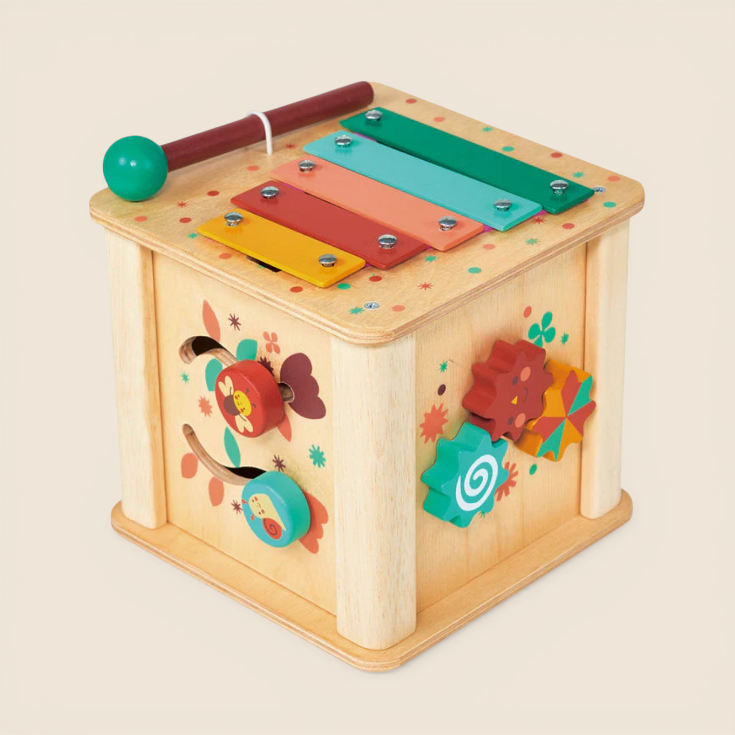 Kids Wood Activity Adventure Cube