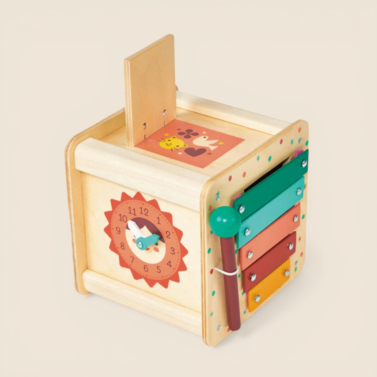 Kids Wood Activity Adventure Cube