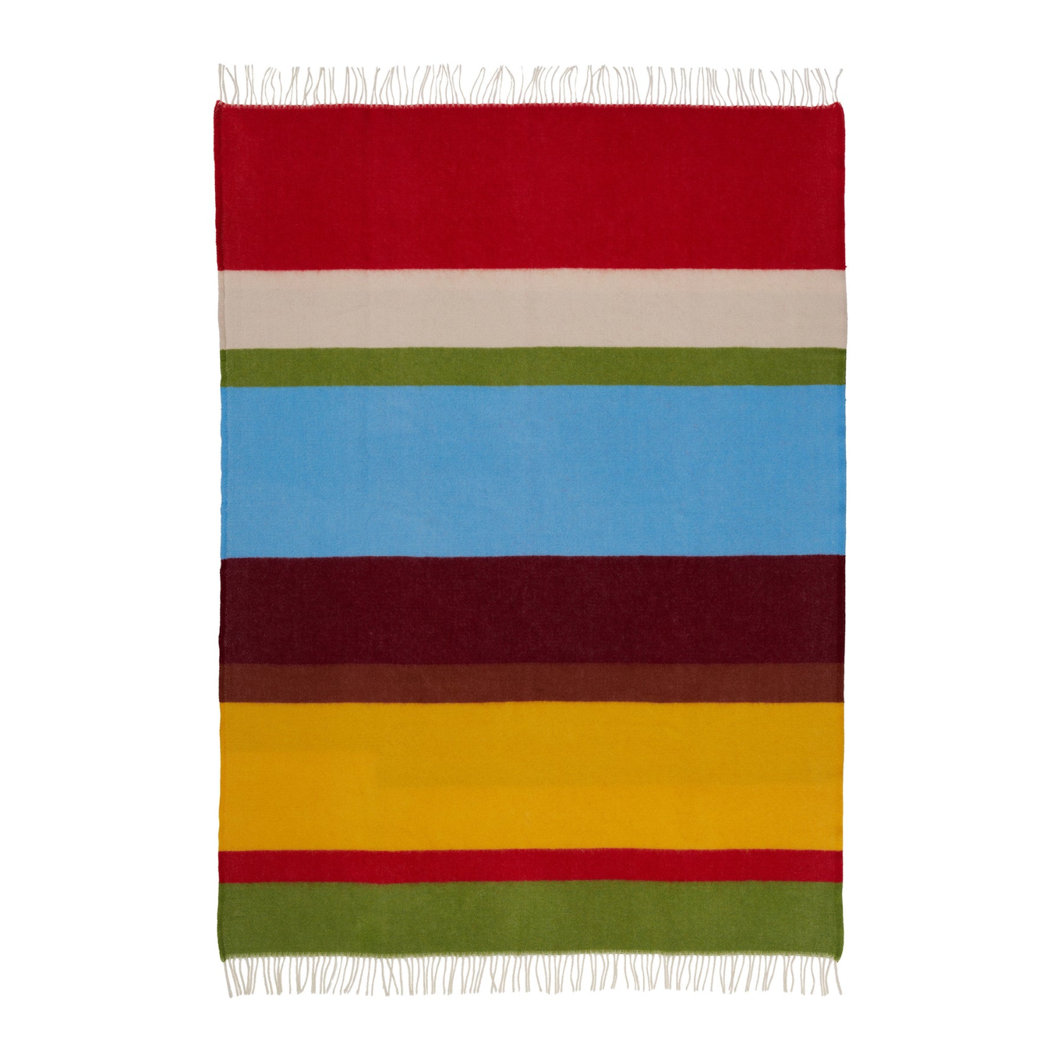 Avant-Garde Red/Multi Throw Blanket