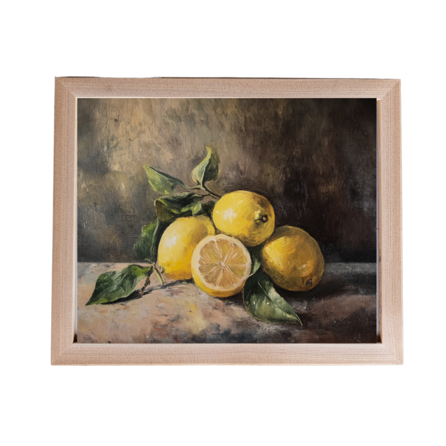Still Life Lemons Framed Wall Art