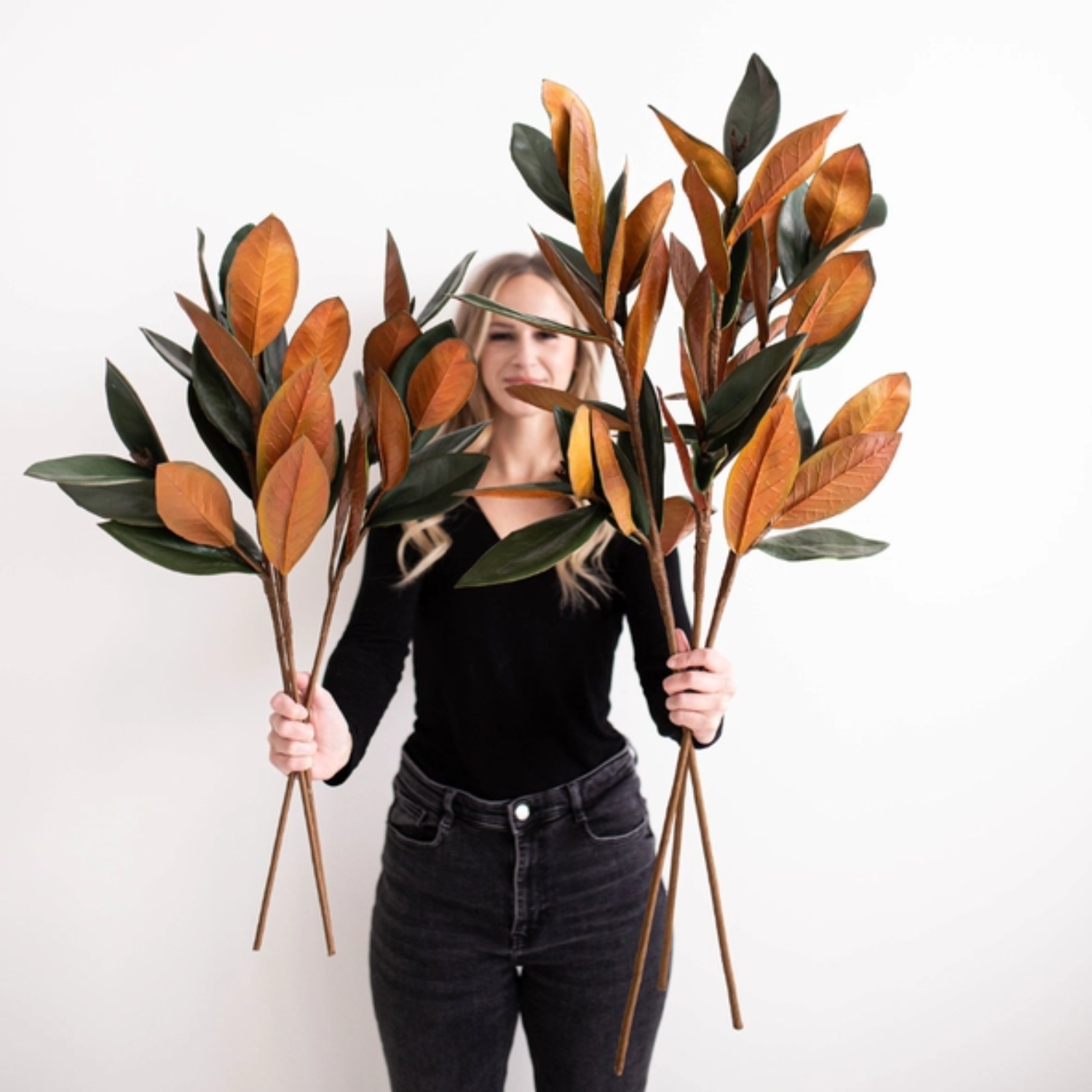 Artificial Magnolia Leaves