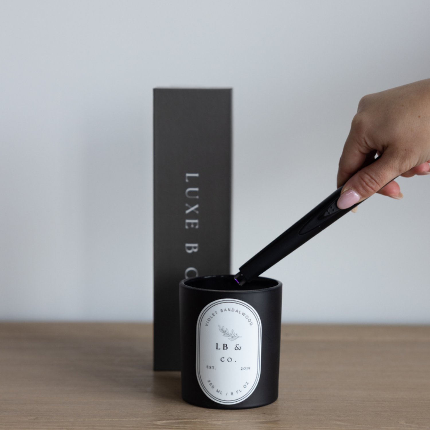 Lume Electric USB Rechargeable Lighter - Black