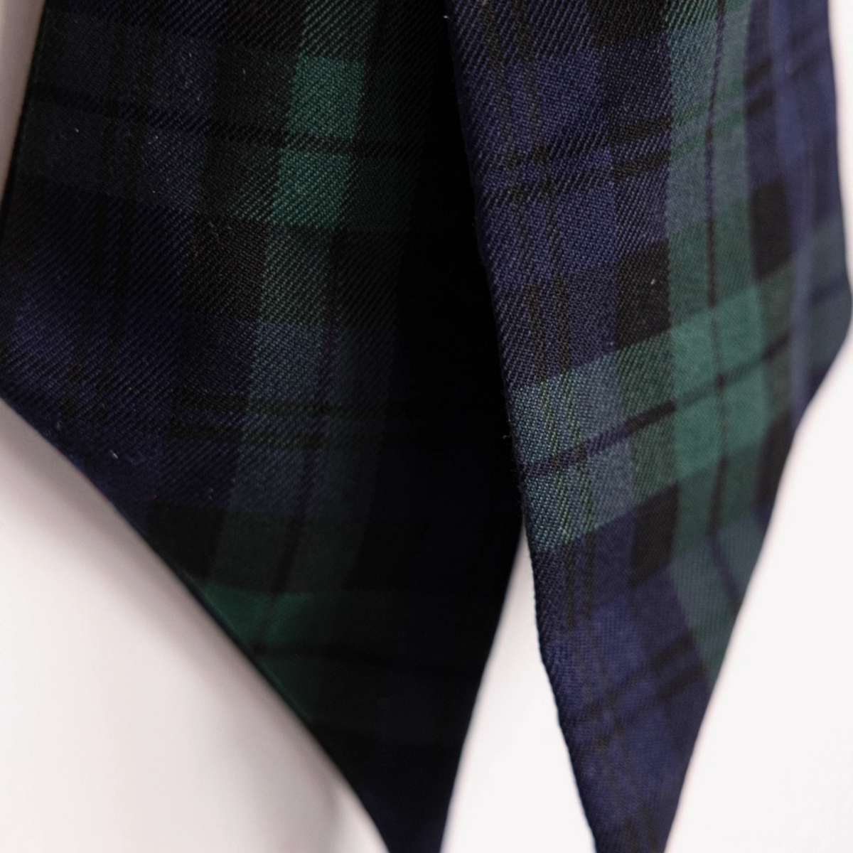 Tartan Plaid Green Fabric Bows
