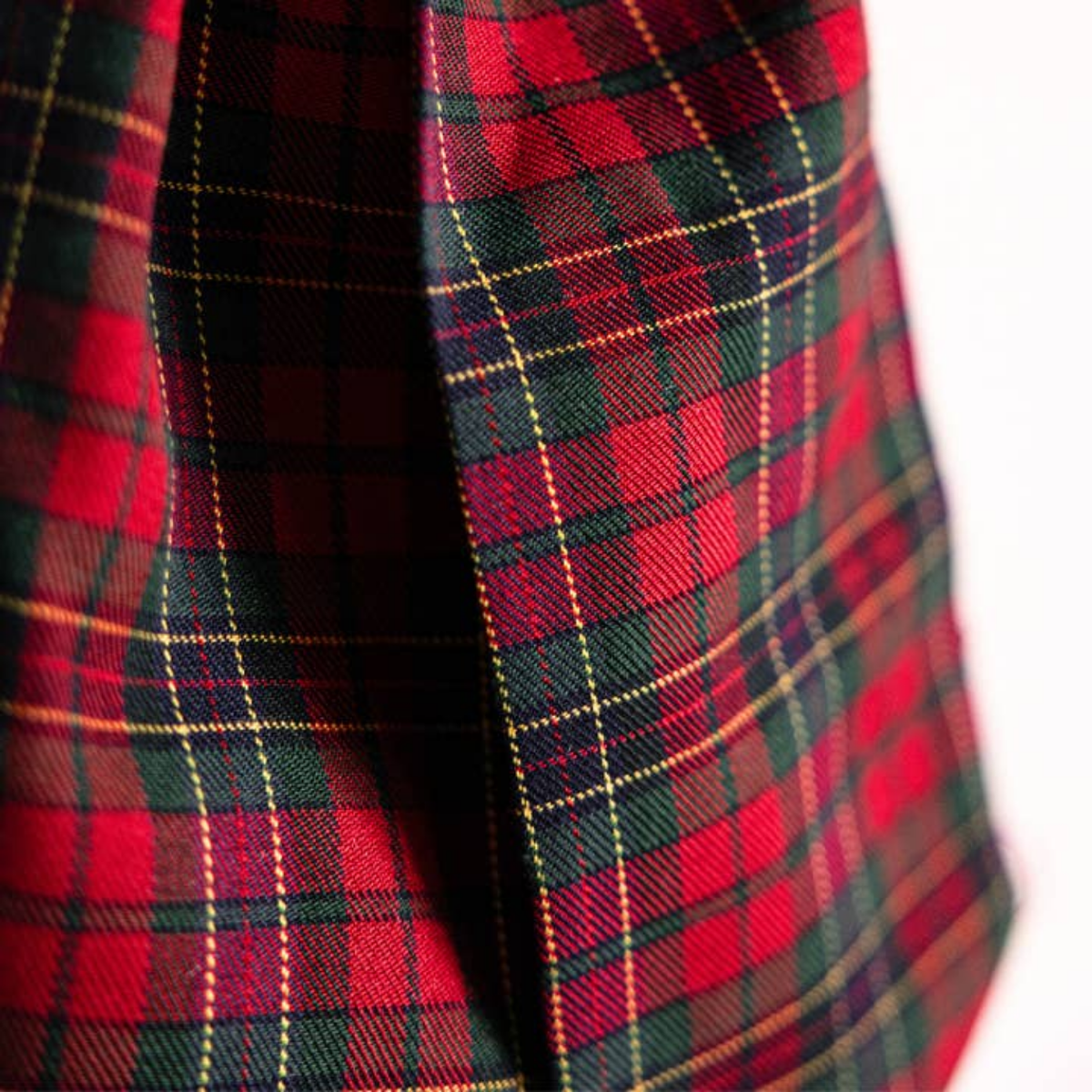 Noel Plaid Red Fabric Bows