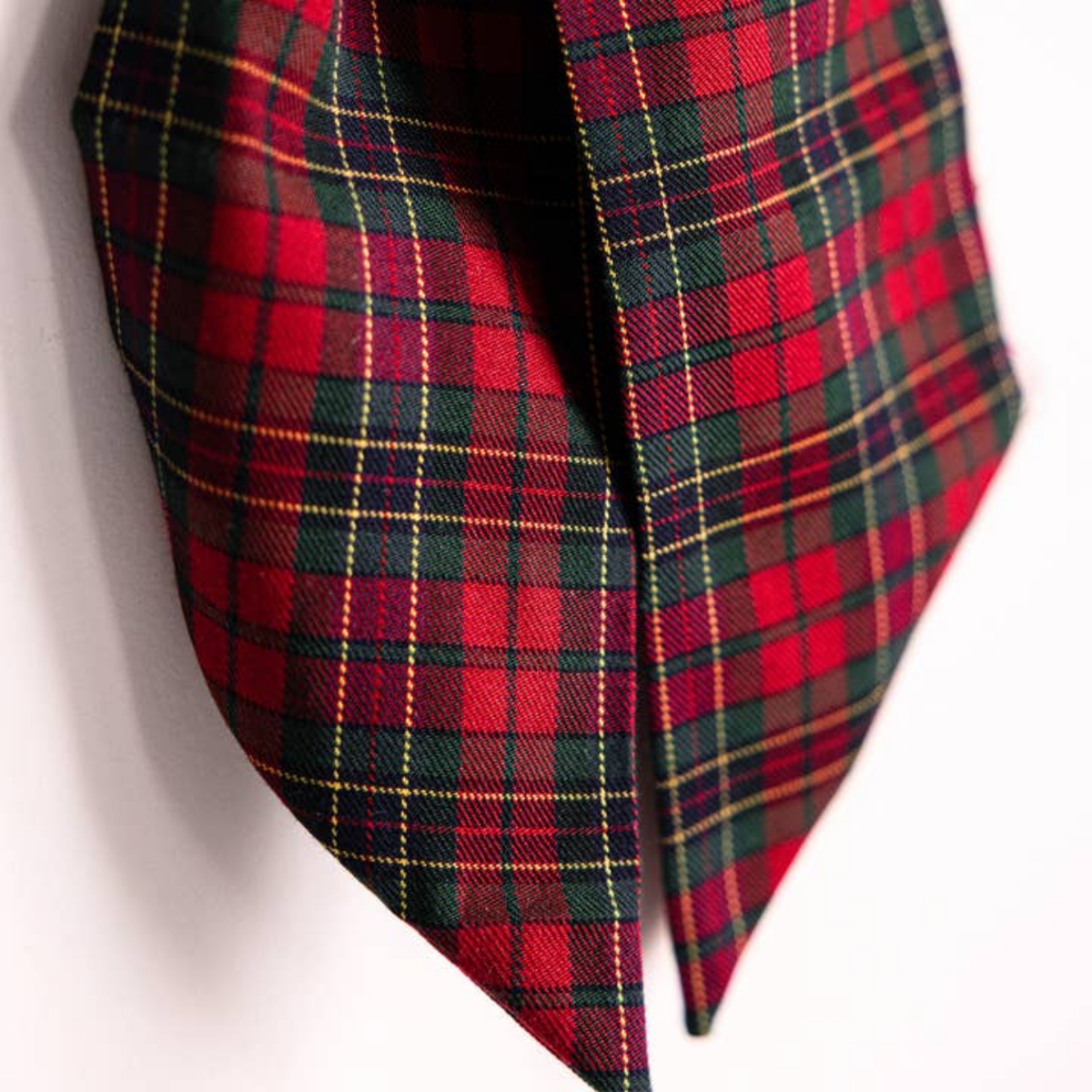 Noel Plaid Red Fabric Bows