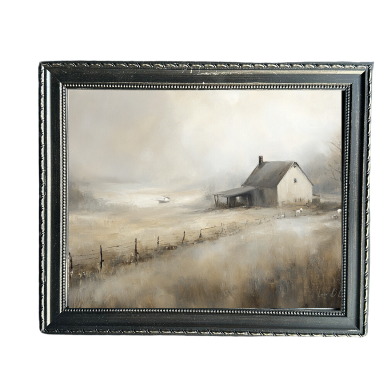 Autumn Home French Country Black Framed Wall Art