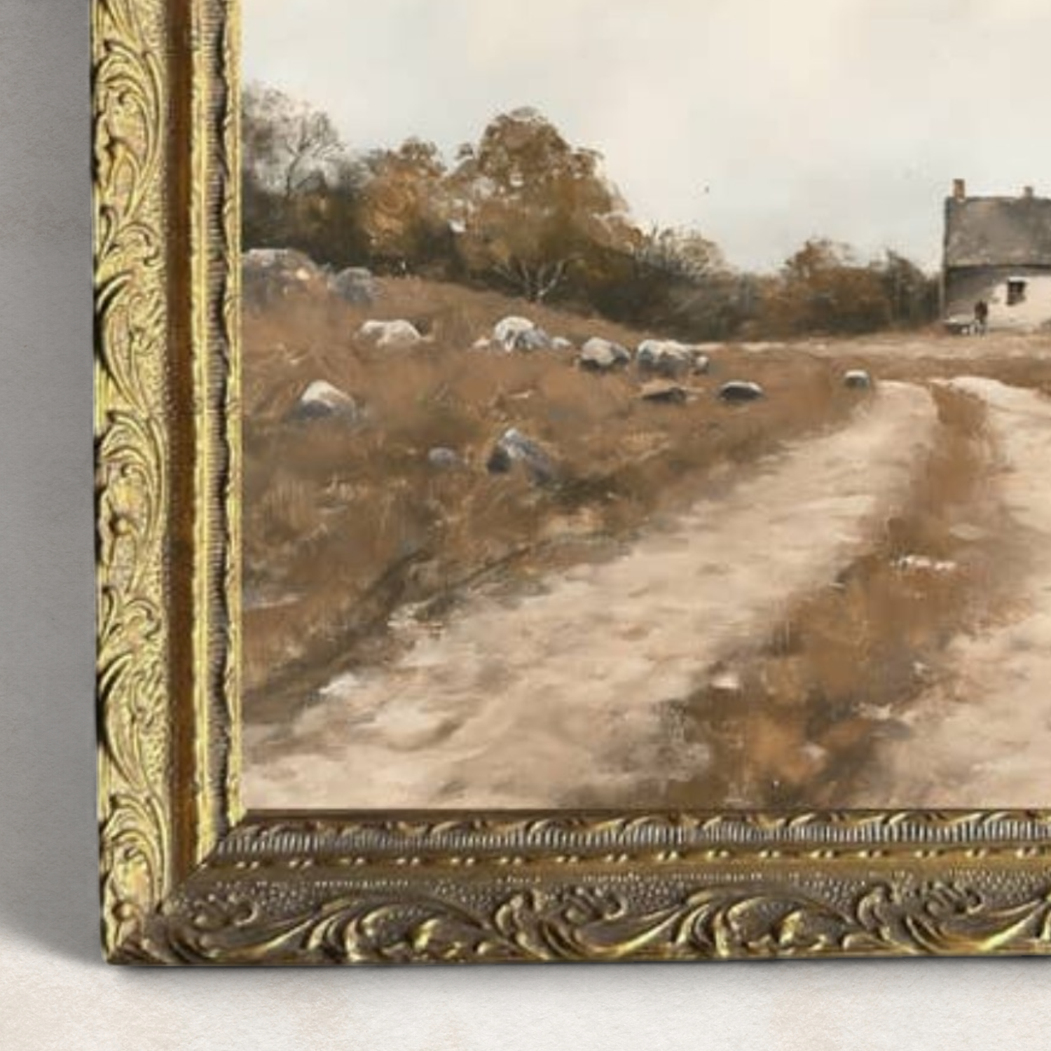 Timeless Farmstead French Brass Framed Wall Art