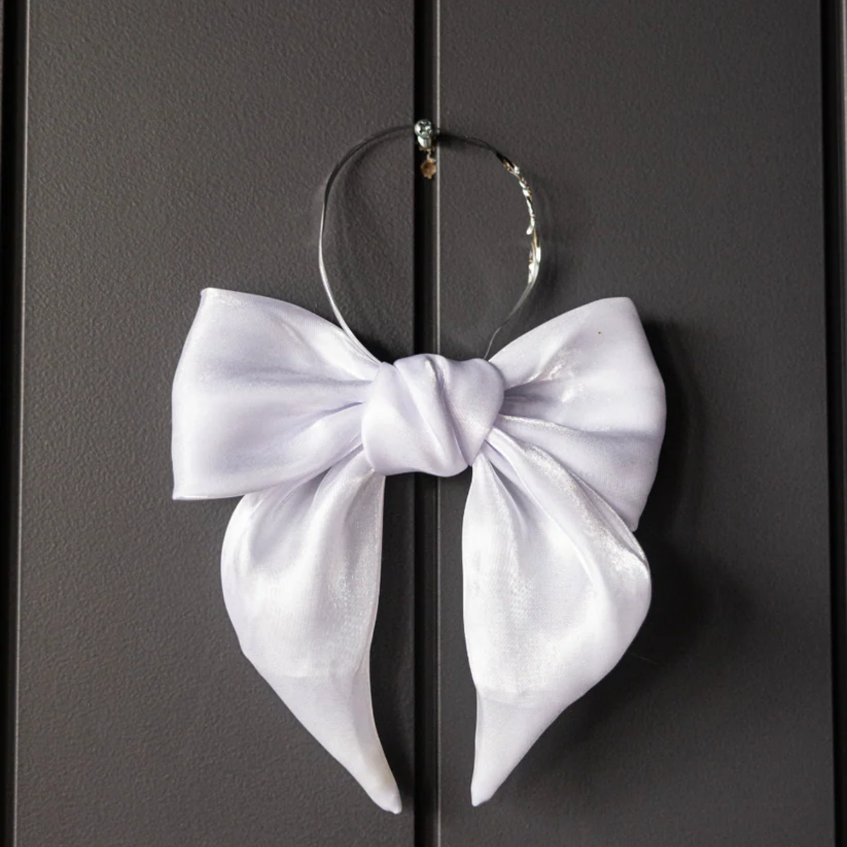 Gauze Winter Cream Bow (Set of 3)