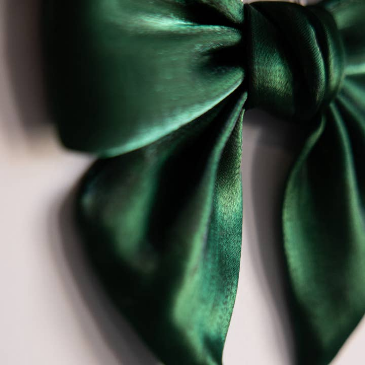 Gauze Emerald Bow (Set of 3)