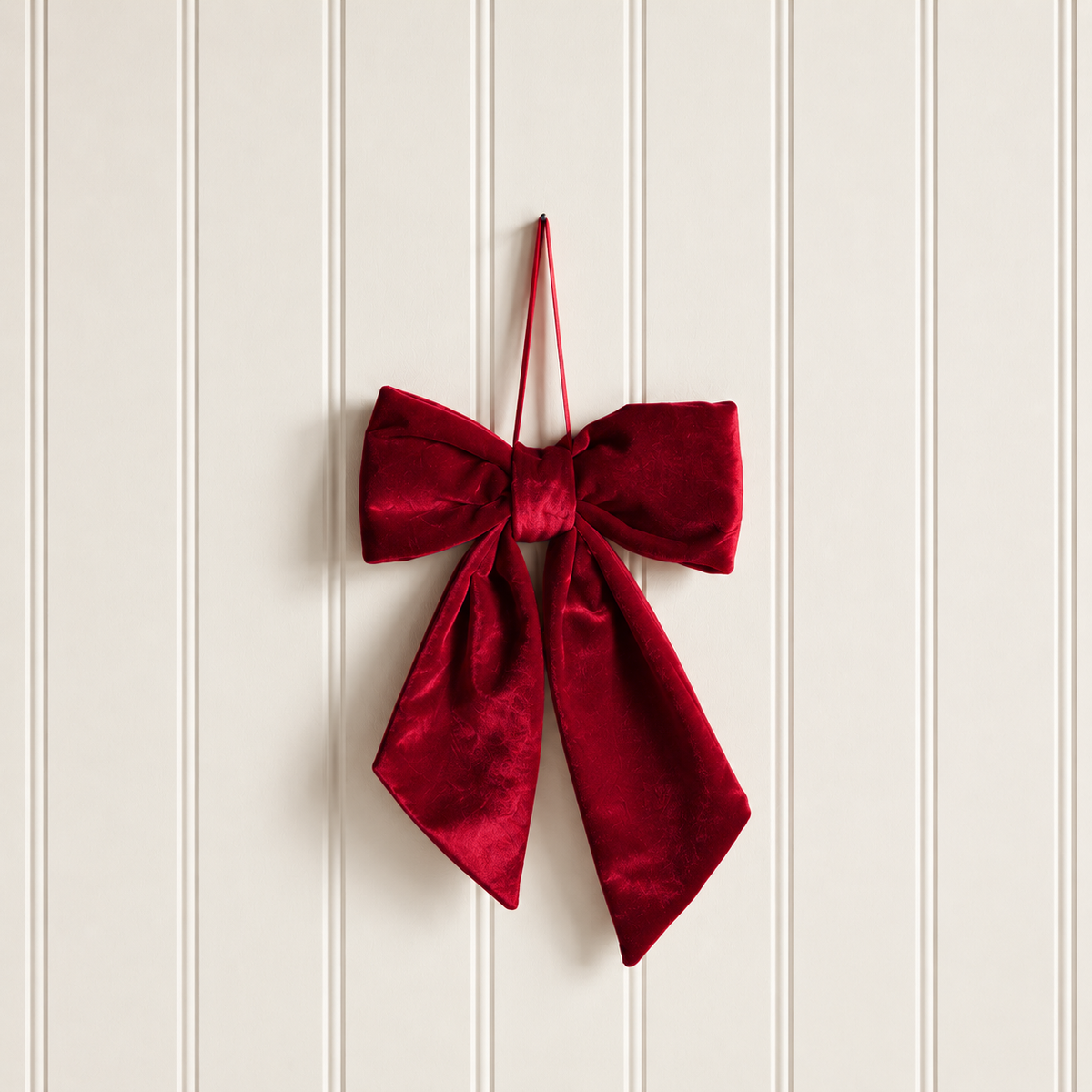 Berry Red Velvet Bows