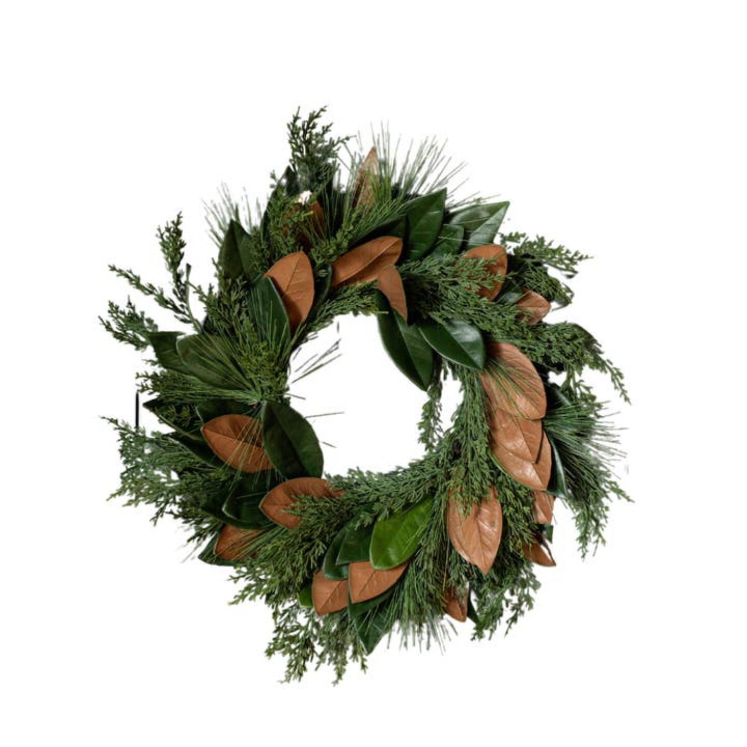 Artificial Magnolia Norfolk In/Out Real Touch 24" Wreath