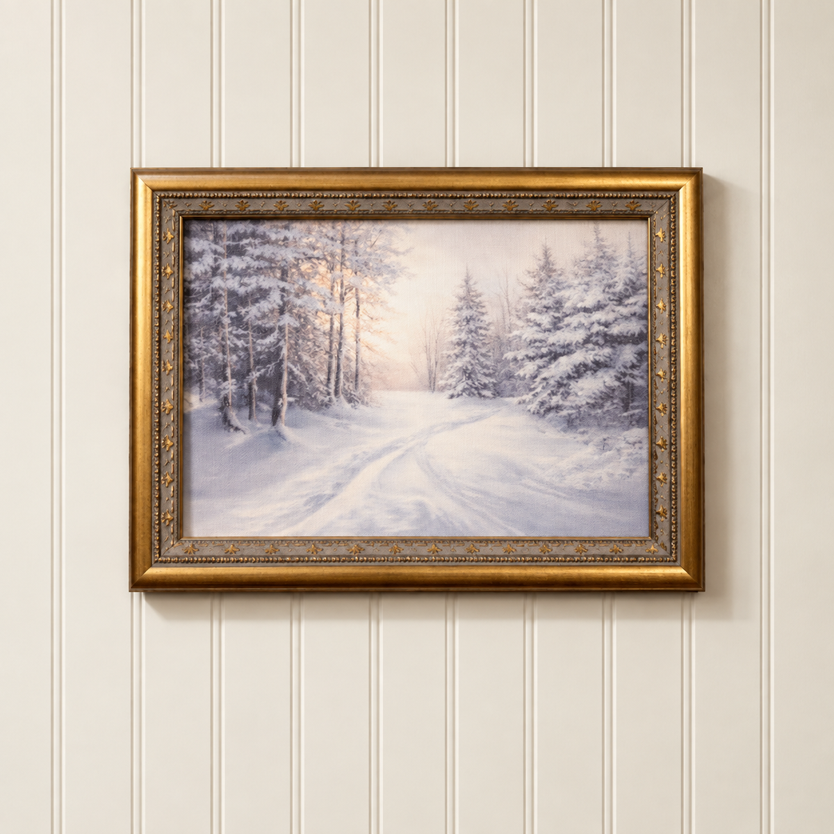 Frozen Woodland Framed Wall Art